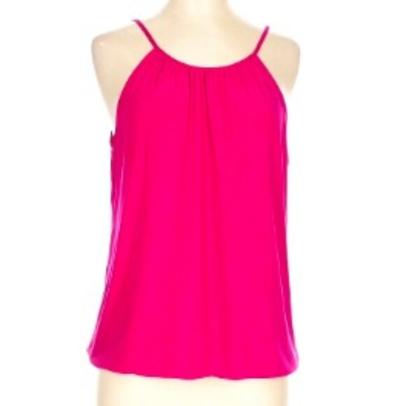 Express Fuscia Sleeveless Blouse Size Medium NWOT - Picture 1 of 2